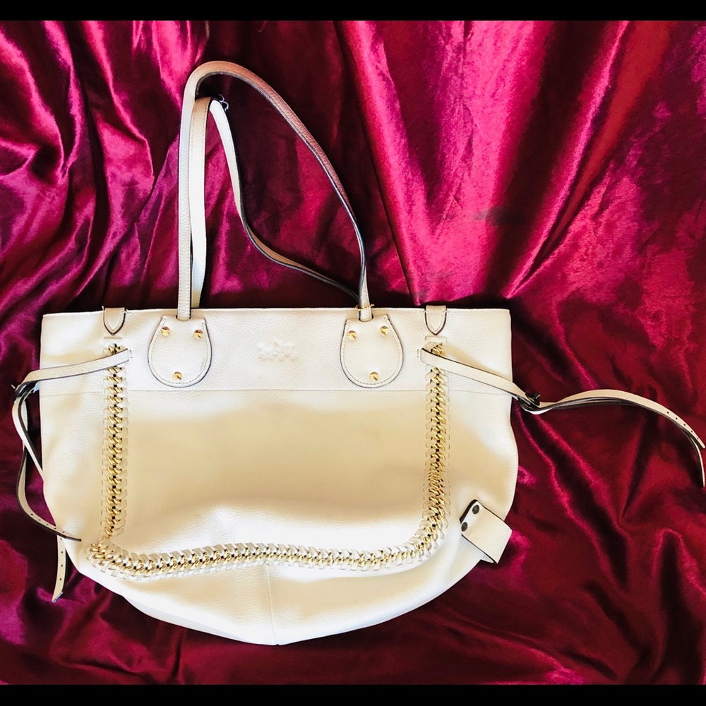 Off white Coach purse